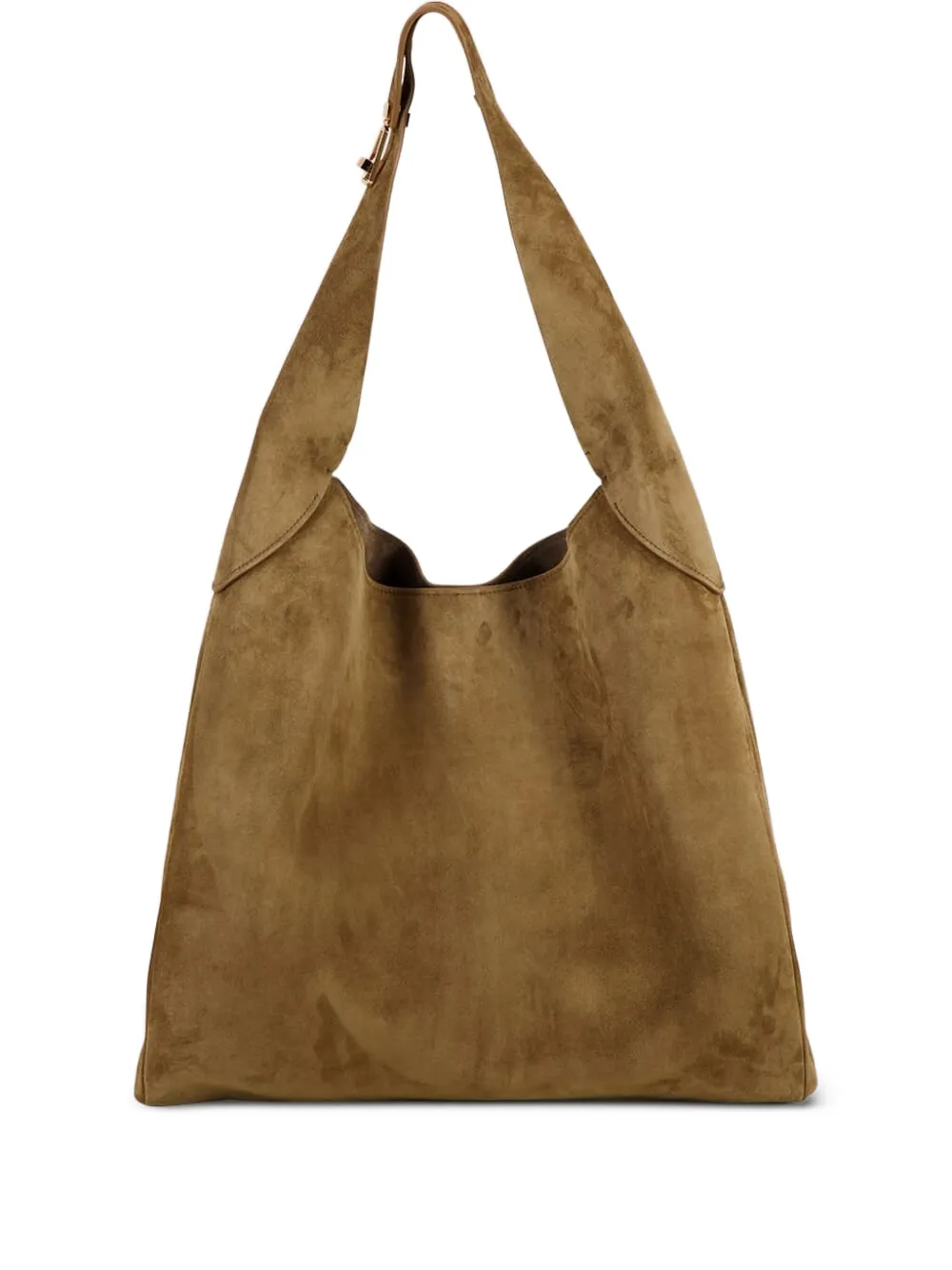 large suede tote bag