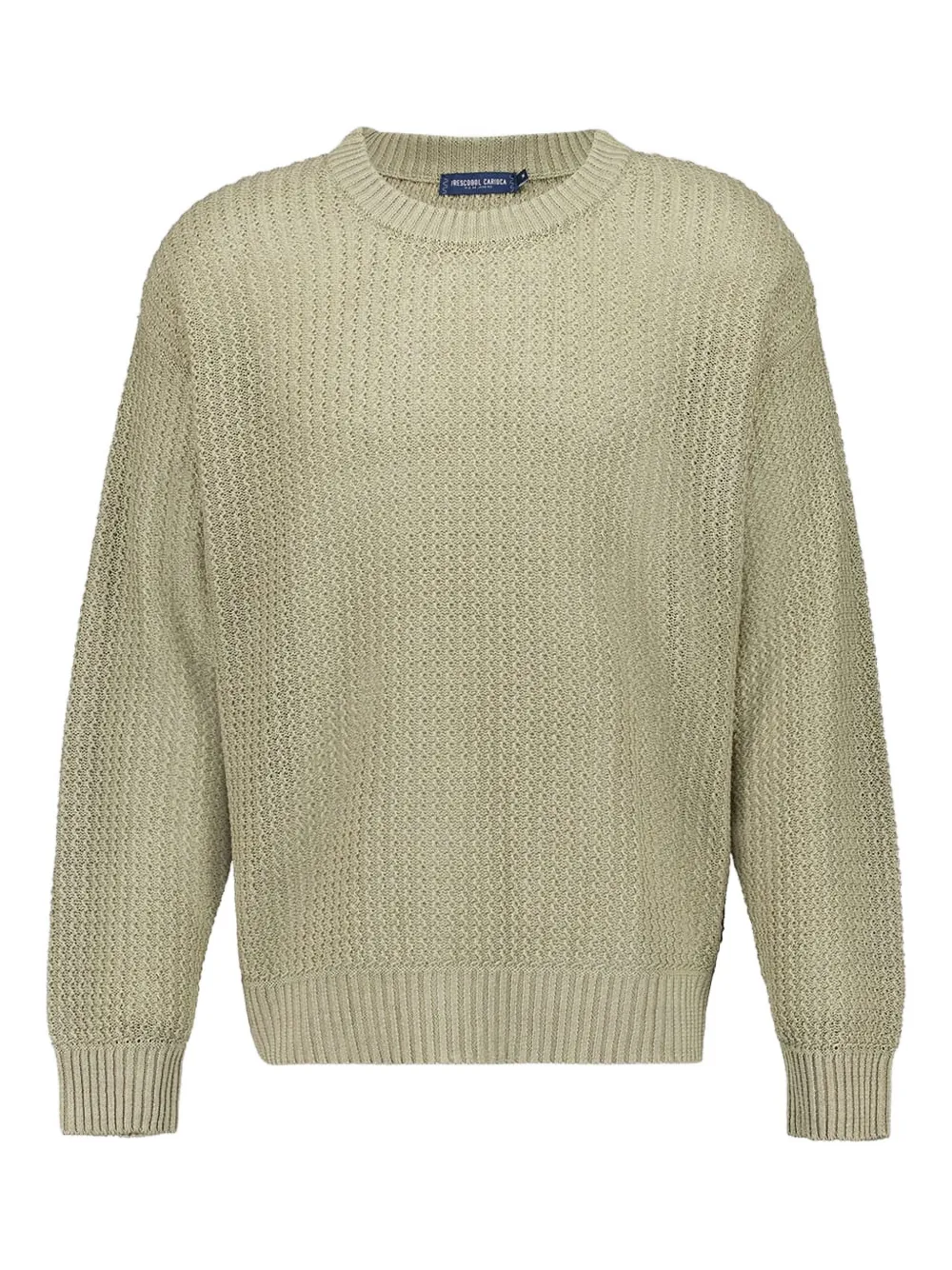 Frescobol Carioca knitted crew-neck sweater | Neutrals | Image 1