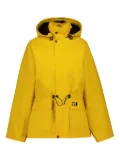 Rabanne hooded drawstring raincoat - Yellow