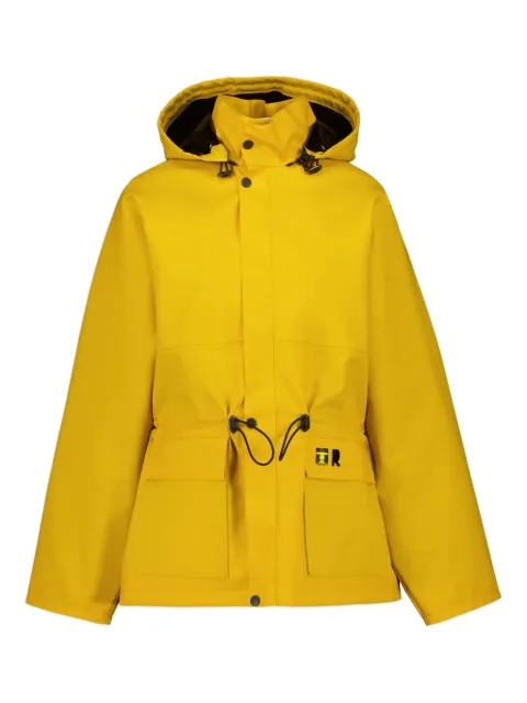 Rabanne hooded drawstring raincoat