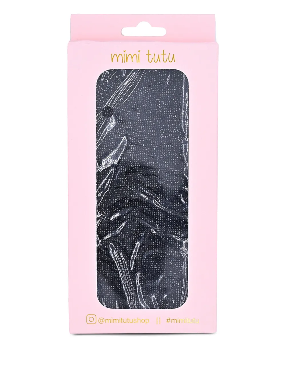 Mimi Tutu Glitter panty Zwart