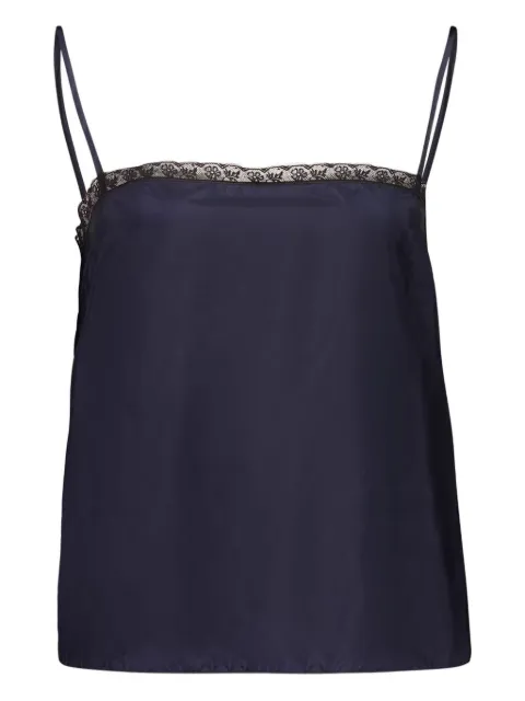 Prada lace-trimmed tank top