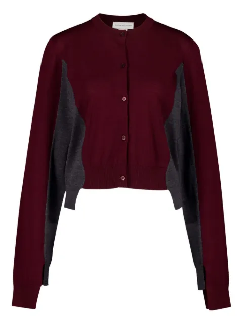 Stella McCartney cárdigan con diseño colour block