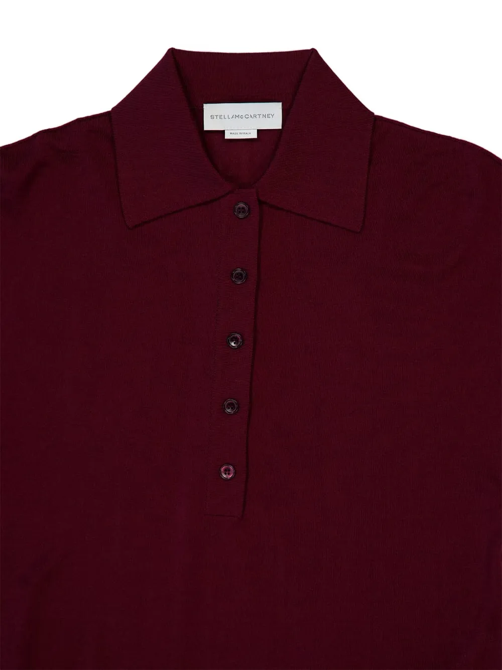 Stella McCartney Gelaagde top met polokraag Rood