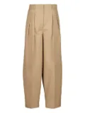 Altuzarra Dash pleated barrel trousers - Neutrals