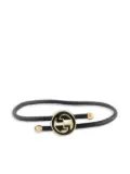 Gucci leather-brass bracelet - Gold