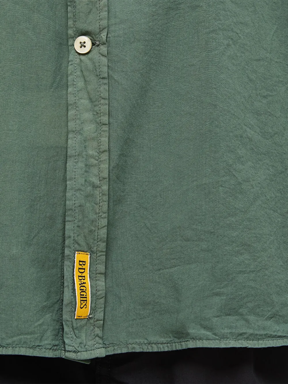 B.D. Baggies Overhemd met knoopsluiting en logo Groen