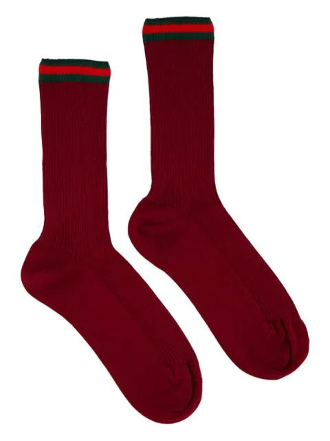 Gucci ribbed-cuff socks