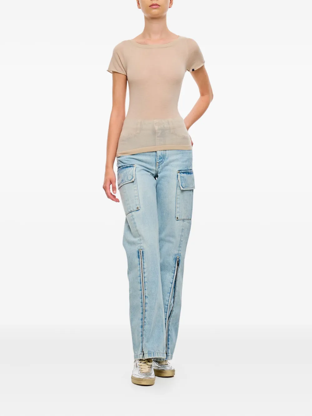 extreme cashmere T-shirt Beige