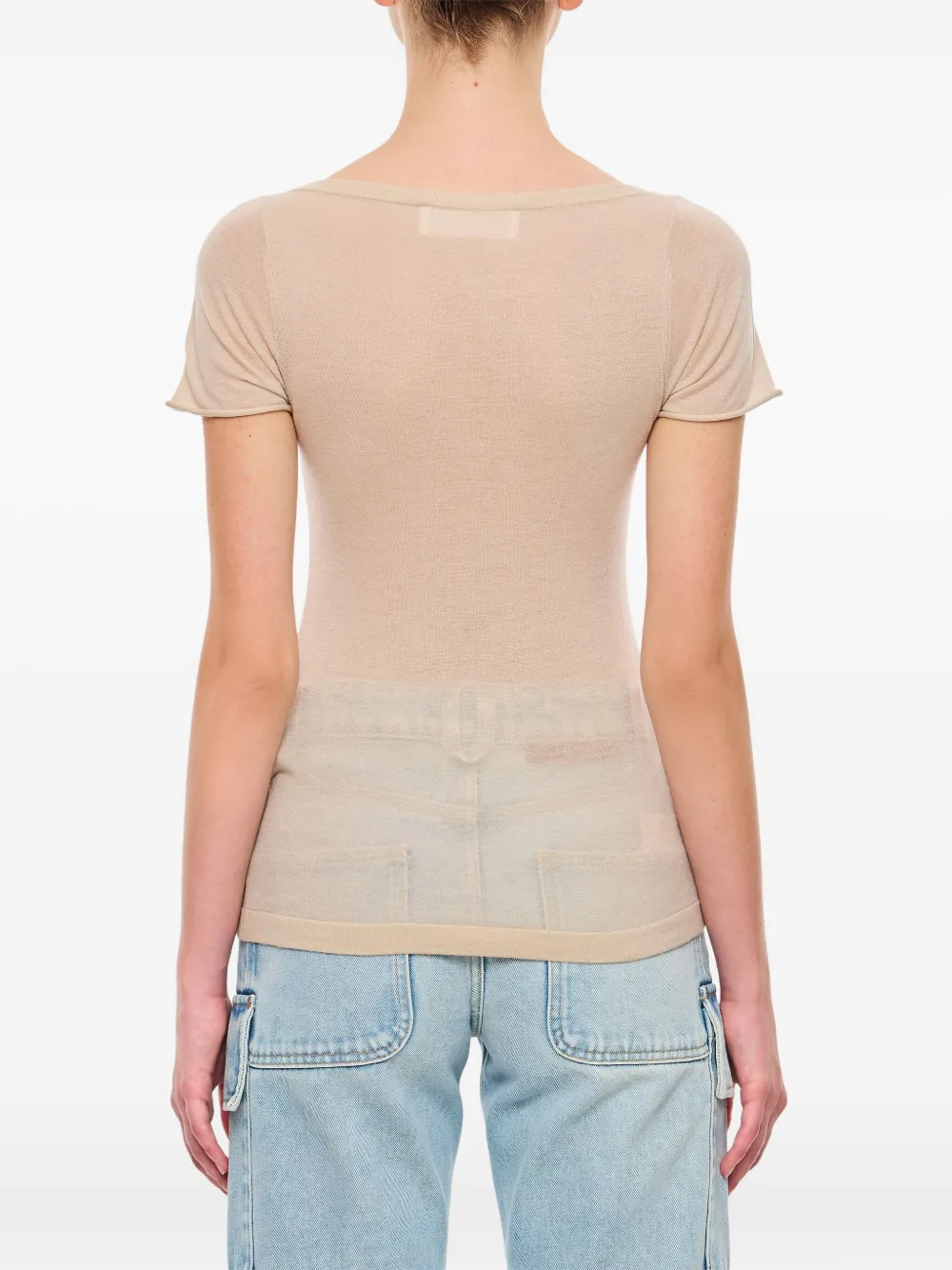 extreme cashmere T-shirt Beige