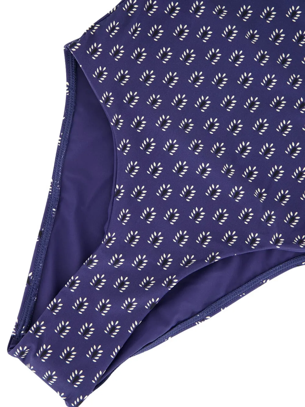 Matteau Malliot badpak met vierkante hals Blauw