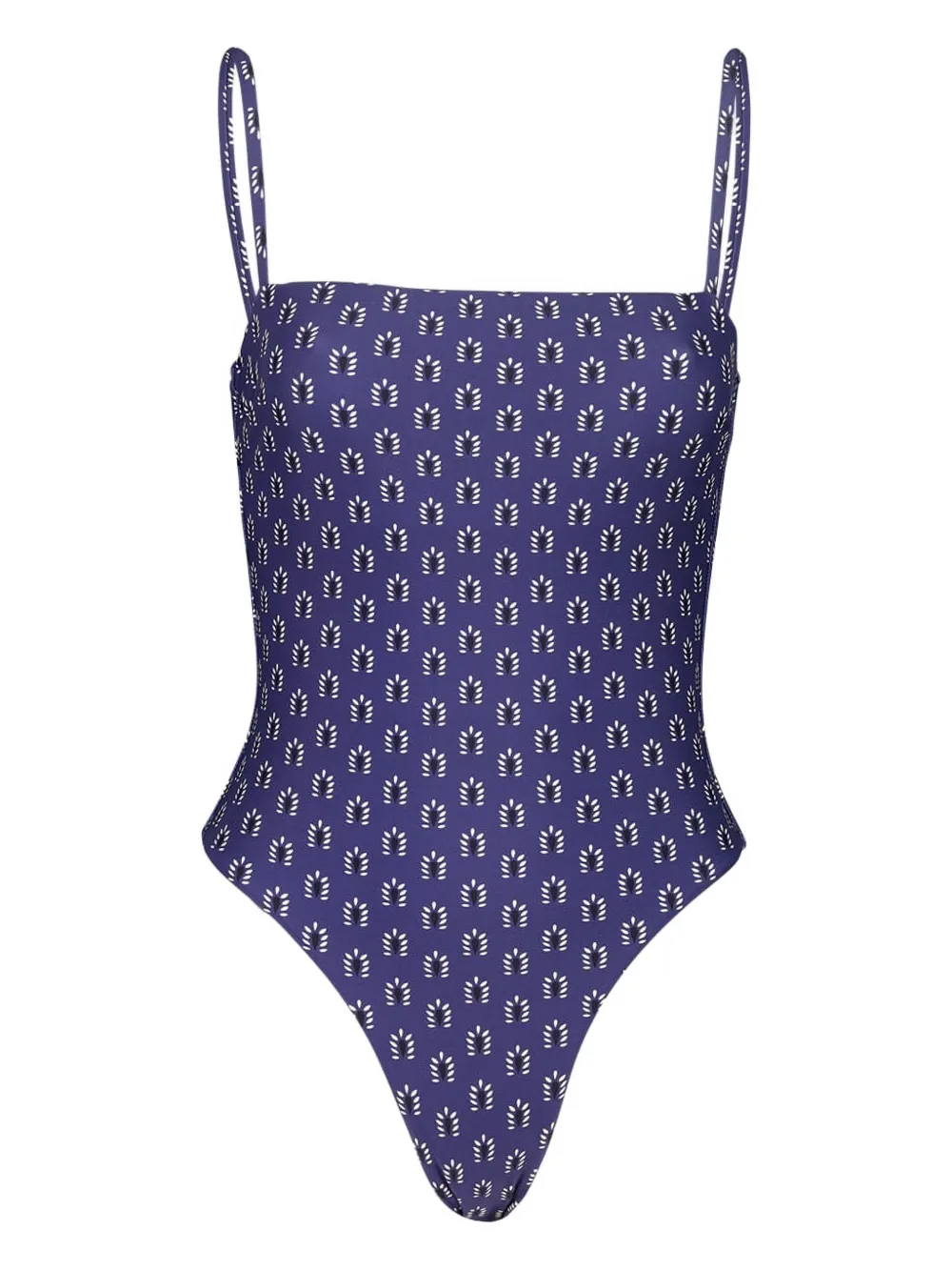 Matteau Malliot square-neck swimsuit | Blue | Image 1
