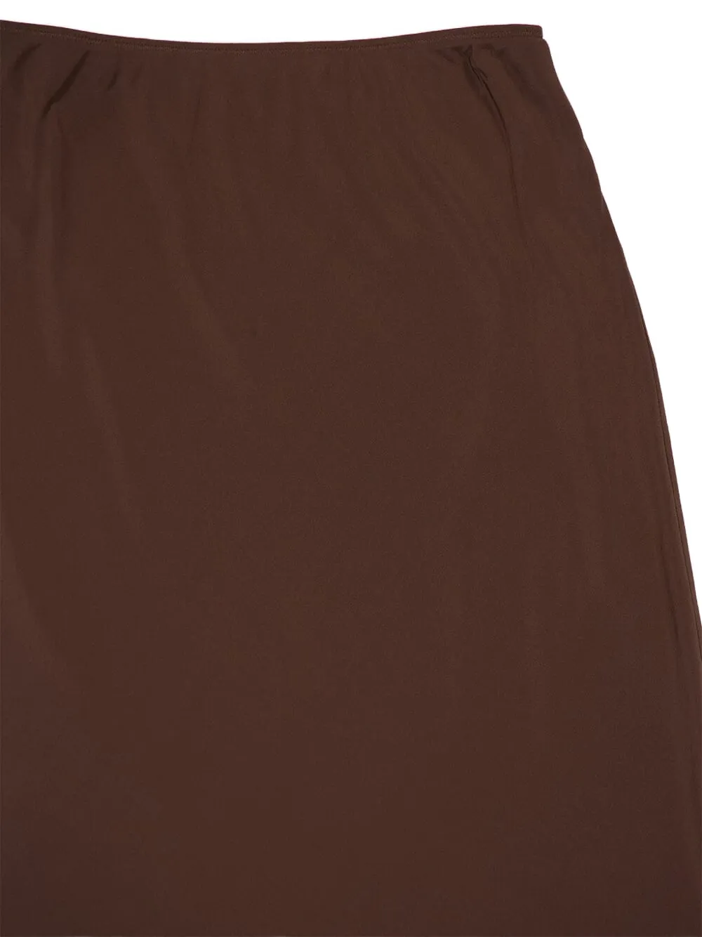 Matteau Brown Bias Elastic Maxi Skirt In Brown