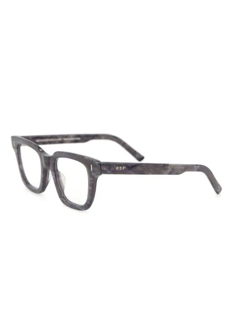 Retrosuperfuture marble-effect square glasses