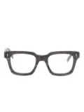Retrosuperfuture marble-effect square glasses - Brown