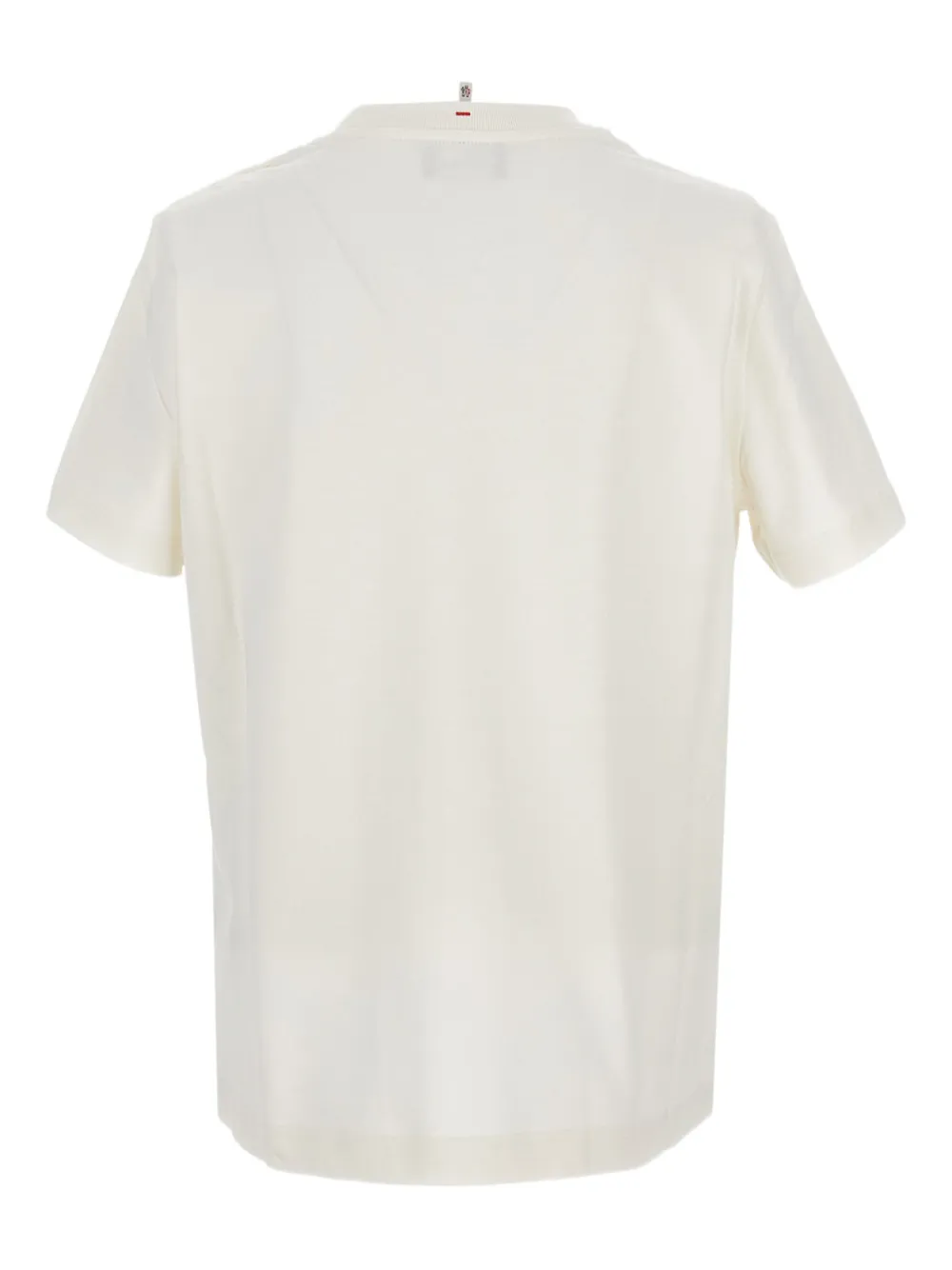 Moncler Grenoble logo-patch crew-neck T-shirt Wit