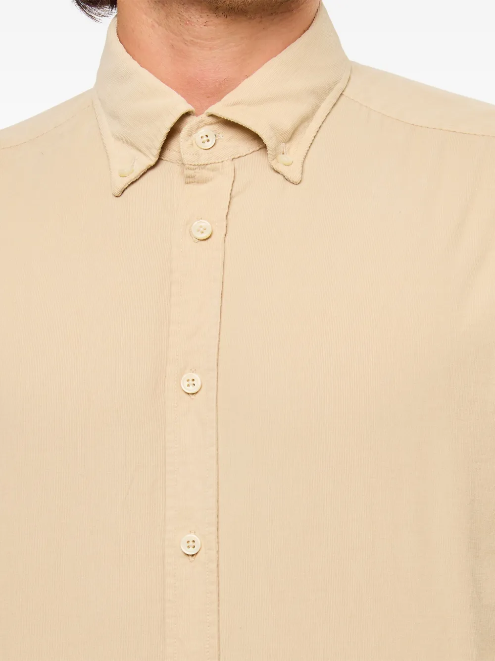 B.D. Baggies Katoenen overhemd met lange mouwen Beige