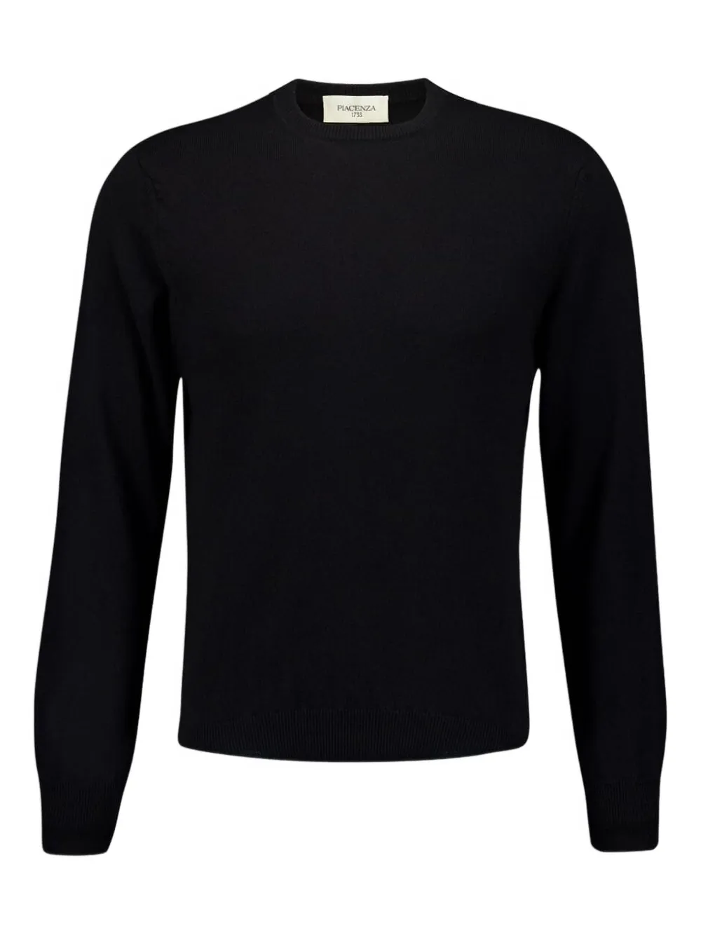 Piacenza Cashmere crew-neck cashmere sweater | Black | Image 1