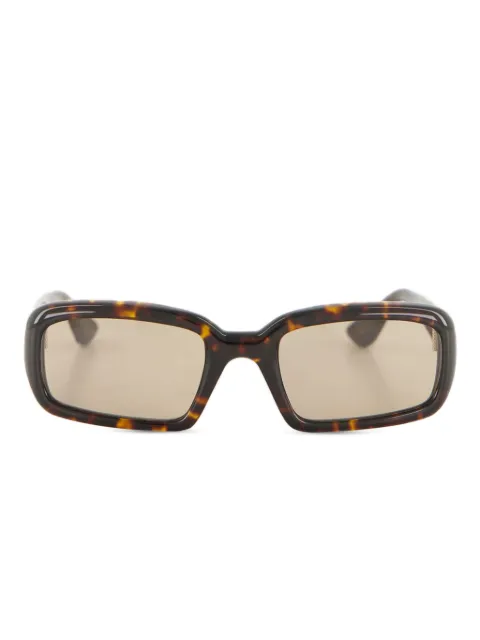 Port Tanger tortoiseshell rectangle sunglasses