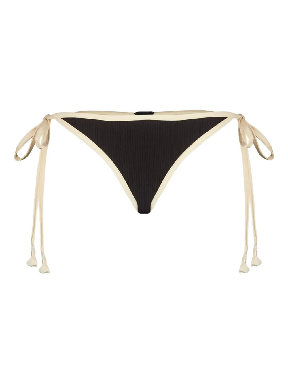 ribbed-trim bikini bottom