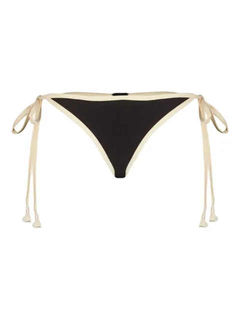 Johanna Ortiz bikini bottom con ribete de canalé