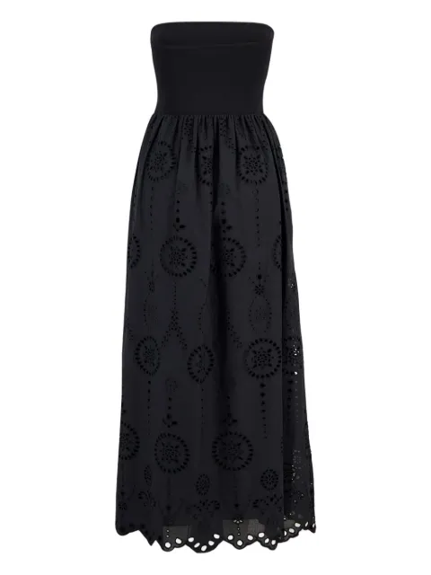 Matteau strapless broderie-anglaise maxi dress