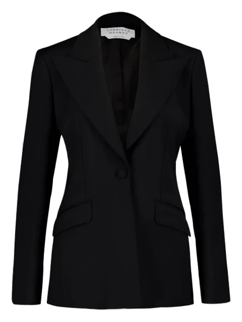 Gabriela Hearst single-button wool blazer