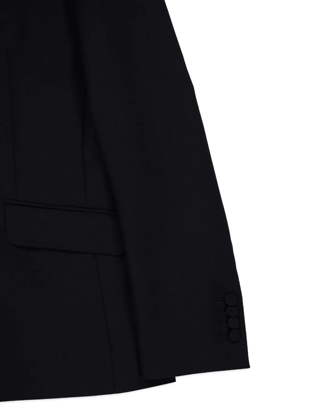 Gabriela Hearst single-button wool blazer Zwart