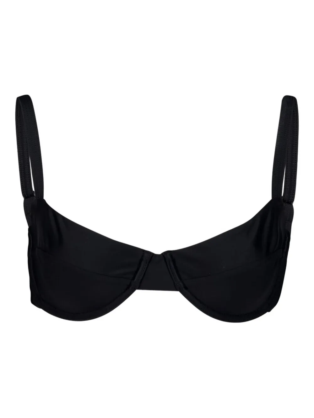 Matteau balconette bikini top - Nero