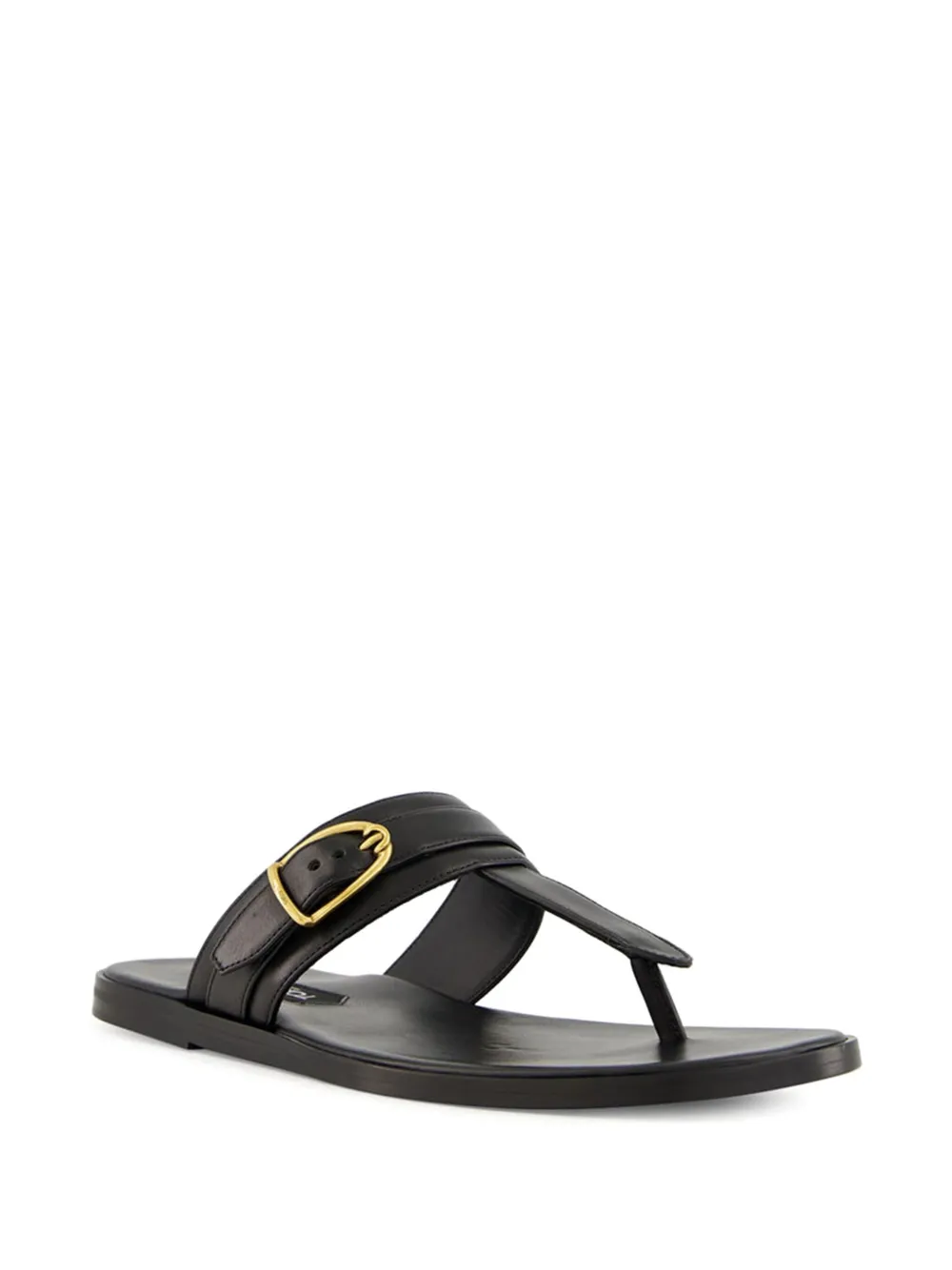 TOM FORD Brighton leren sandalen met gesp - Zwart
