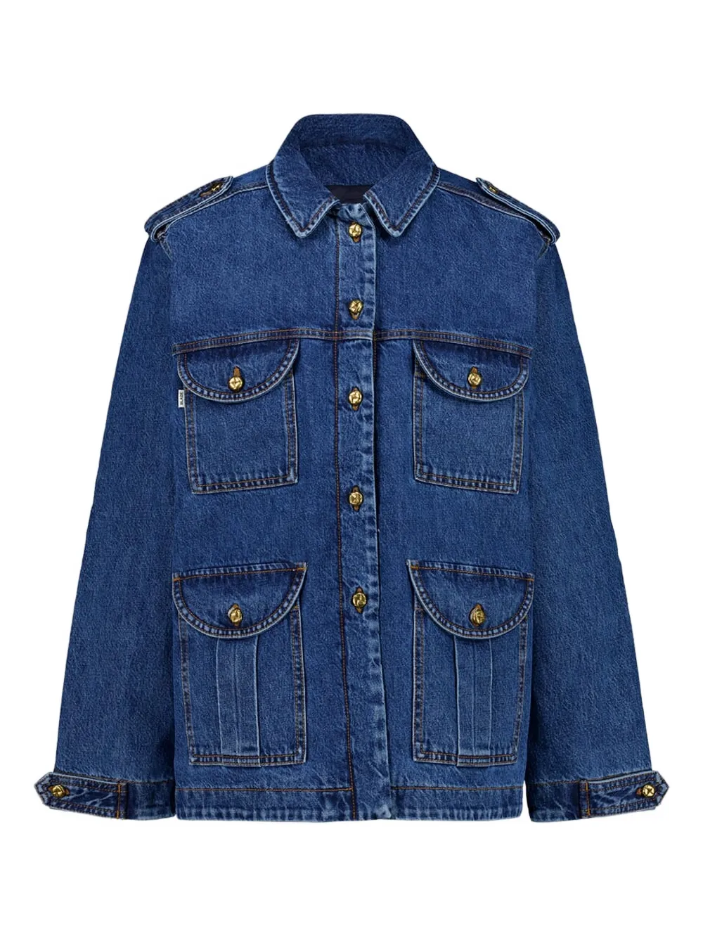 Blazé Milano Giacca denim Sahariana - Blu