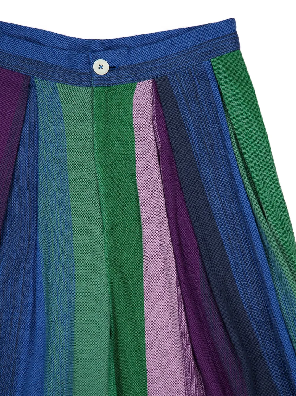 Marrakshi Life Pleated Stripe Trousers In Multi