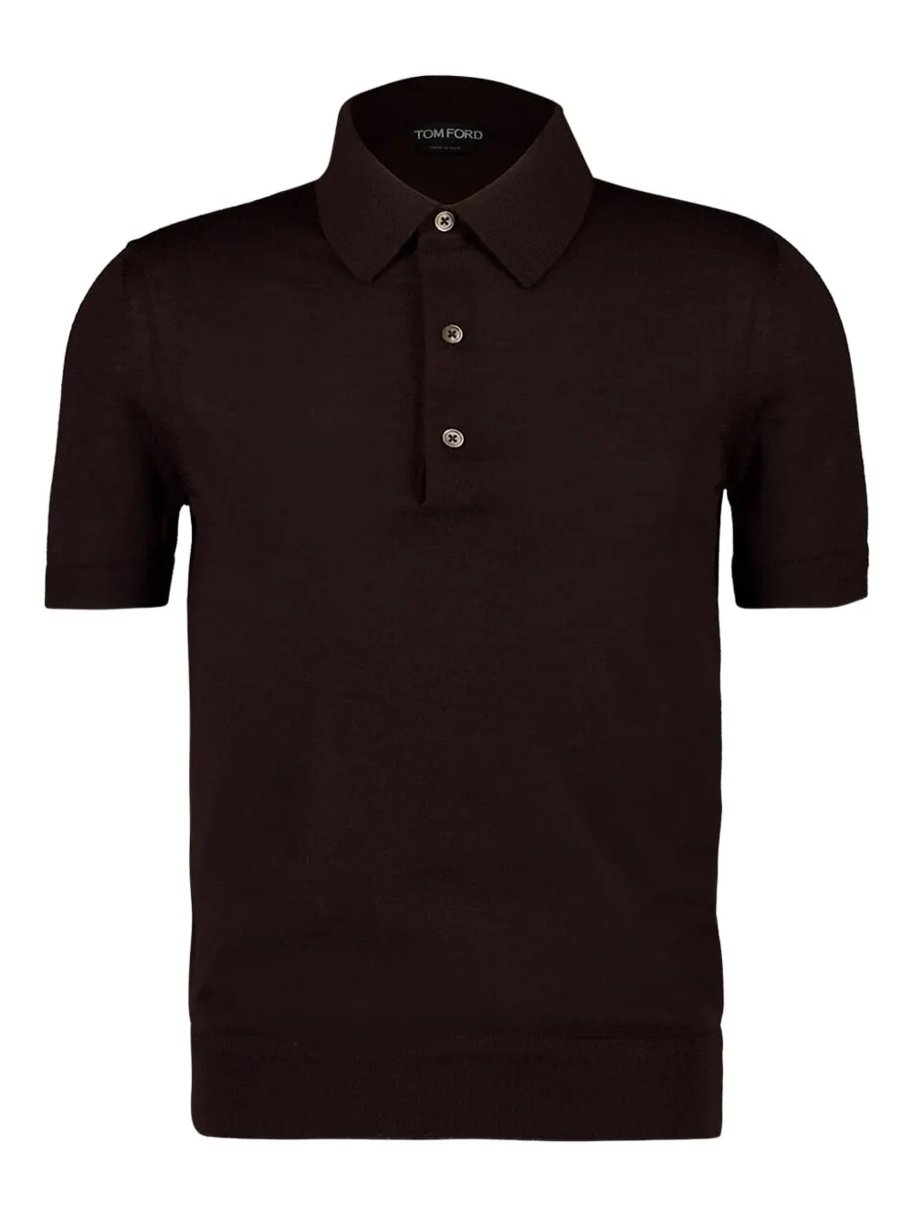 TOM FORD Poloshirt met korte mouwen Bruin