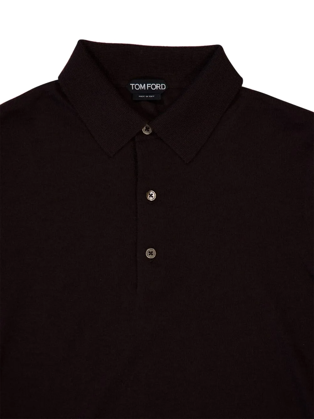 TOM FORD Poloshirt met korte mouwen Bruin