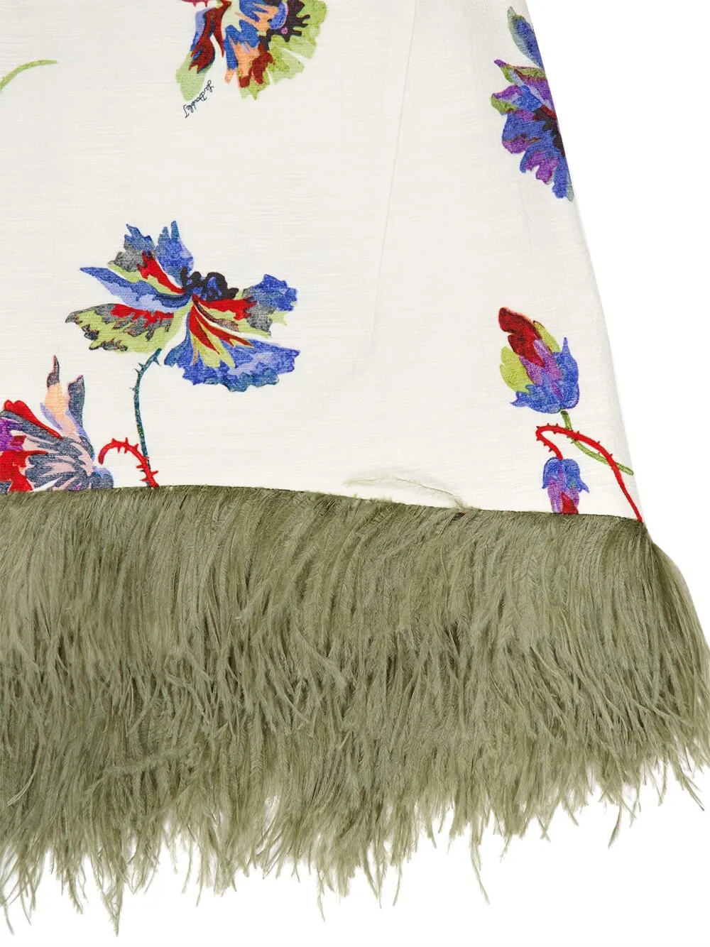 La DoubleJ Top met bloemenprint Wit