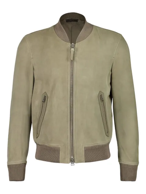 TOM FORD suede bomber jacket