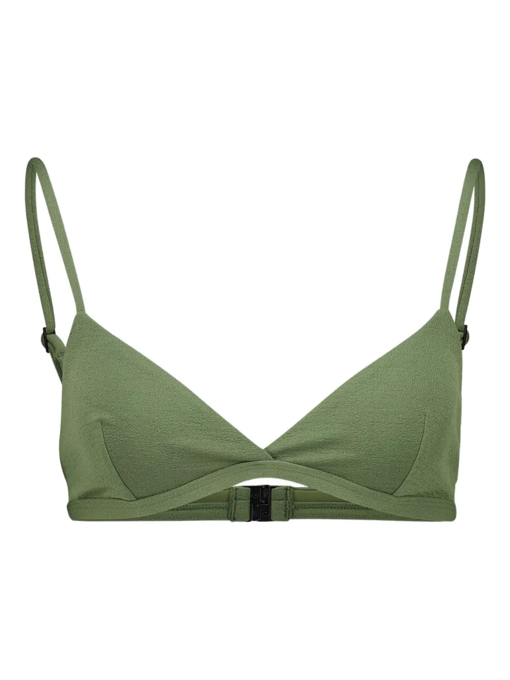 Matteau triangle-shape bikini top | Green | Image 1