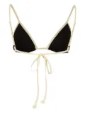 Johanna Ortiz Playa del Rio triangle bikini top - Black