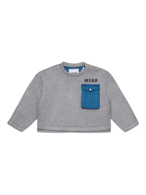 Myar patch-pocket sweatshirt