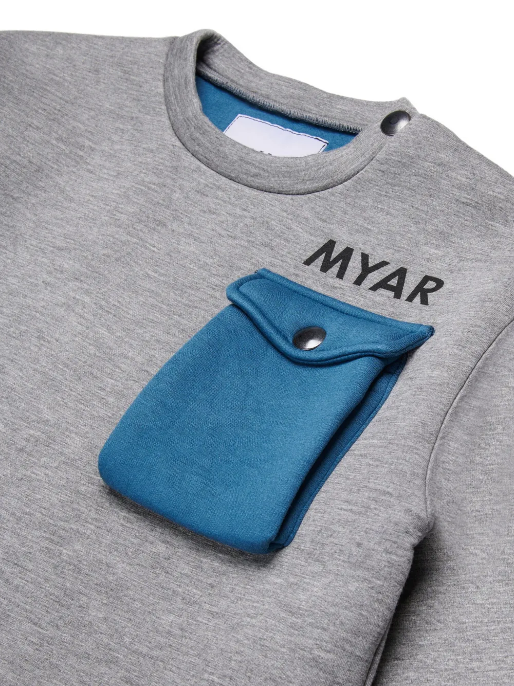 Myar Patch-pocket Sweatshirt In Gray