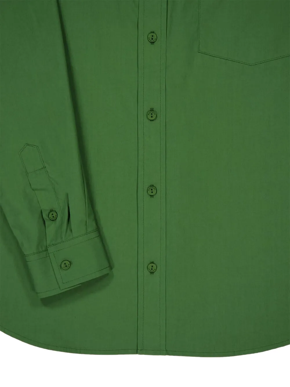 Matteau Relaxed Organic Cotton Shirt In Green