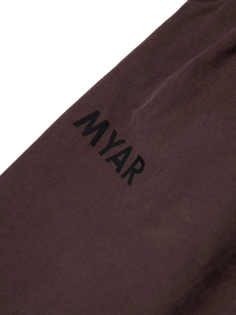 Myar Pleated Panel Trousers In Brown
