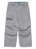 Myar logo-patch pocket trousers - Grey