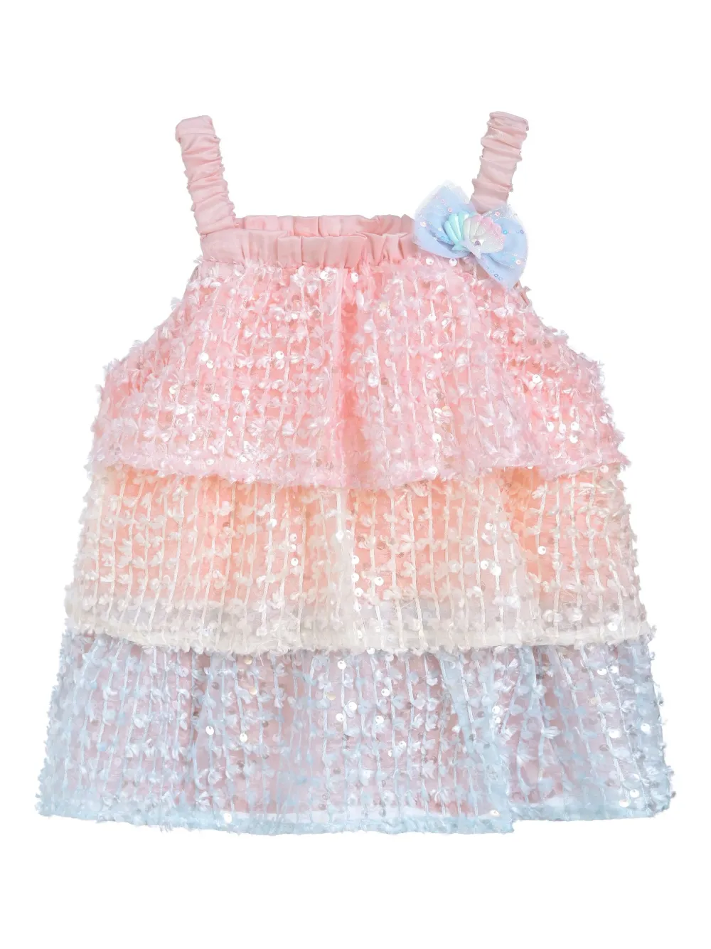 Mimi Tutu tiered sequin-embellished top and tutu set | Pink | Image 1
