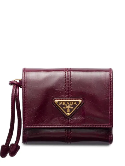 Prada small leather wallet