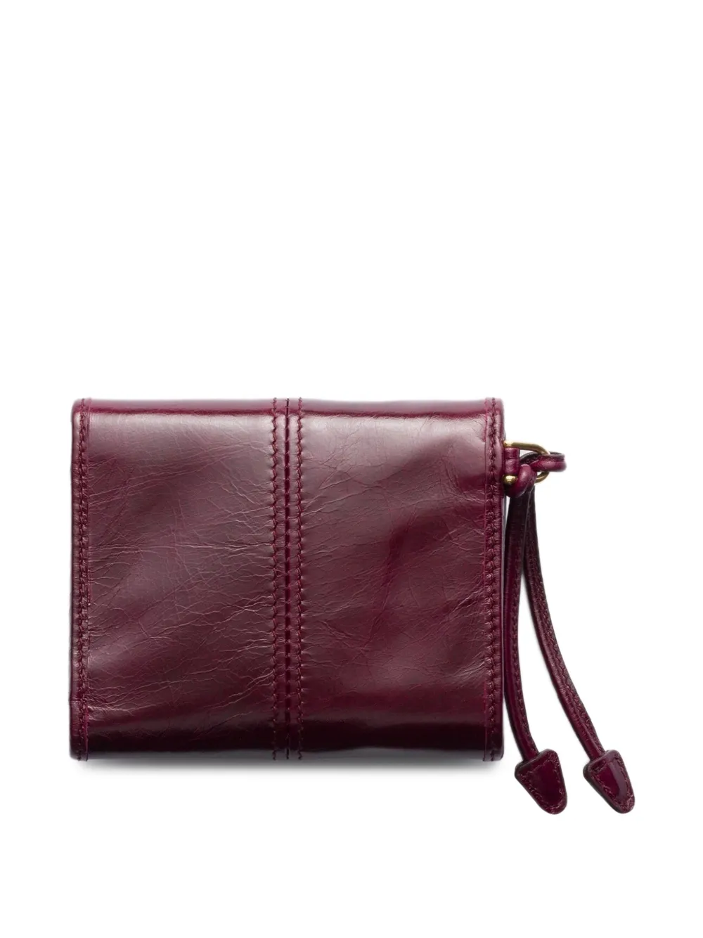 Prada Leren portemonnee Rood