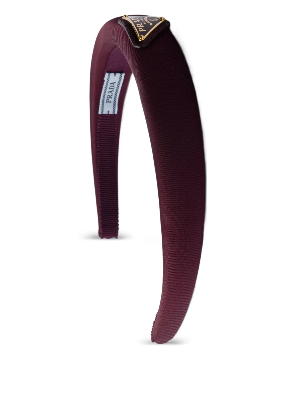 Prada Haarband met logo Rood