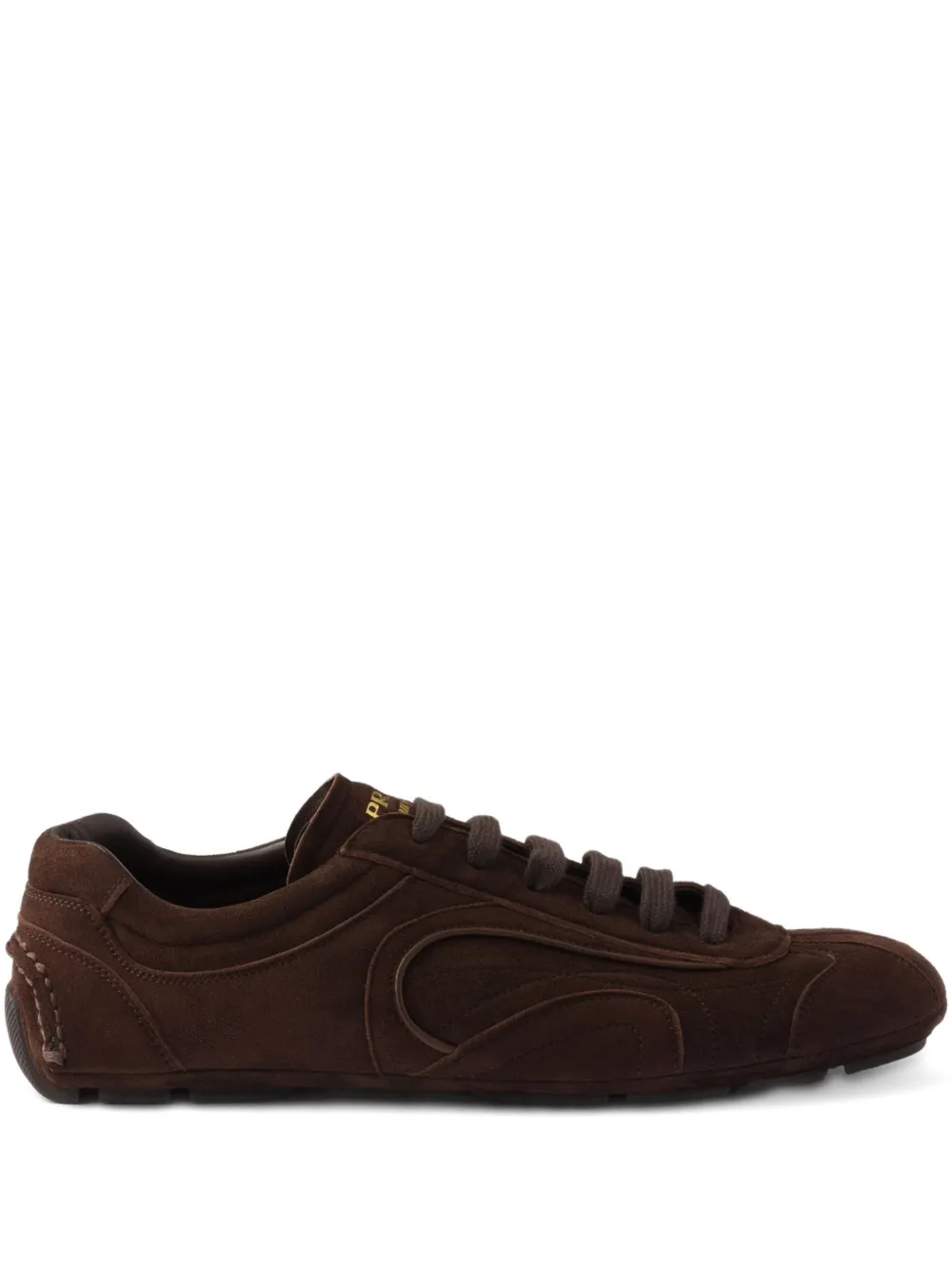 Prada Suède low-top sneakers Bruin