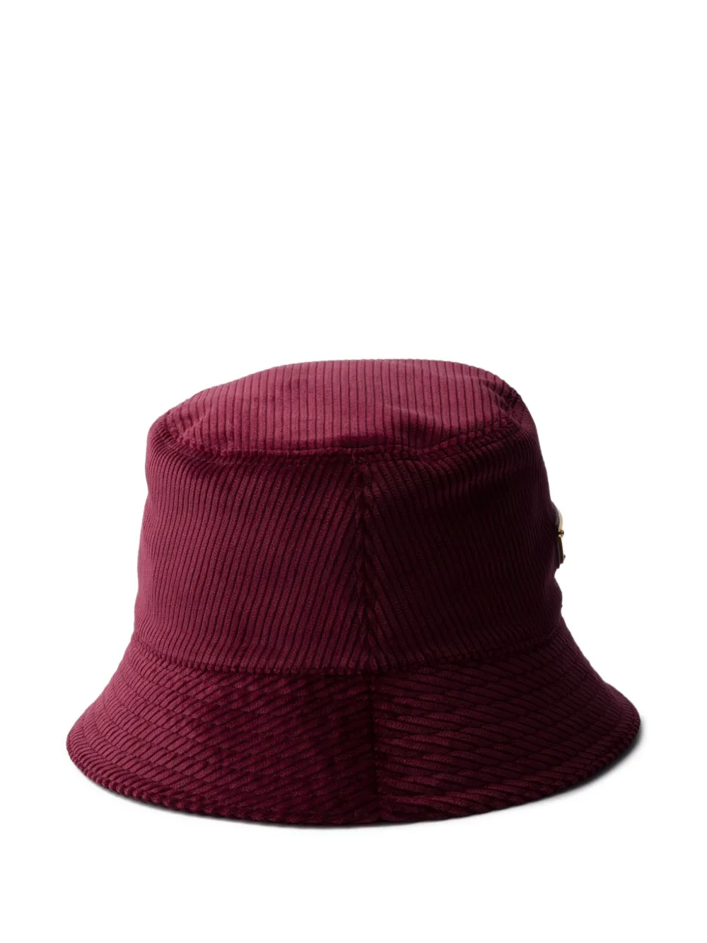 Prada Ribfluwelen vissershoed Rood