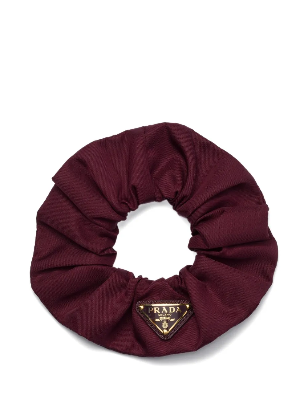 Prada Scrunchie met logo Rood
